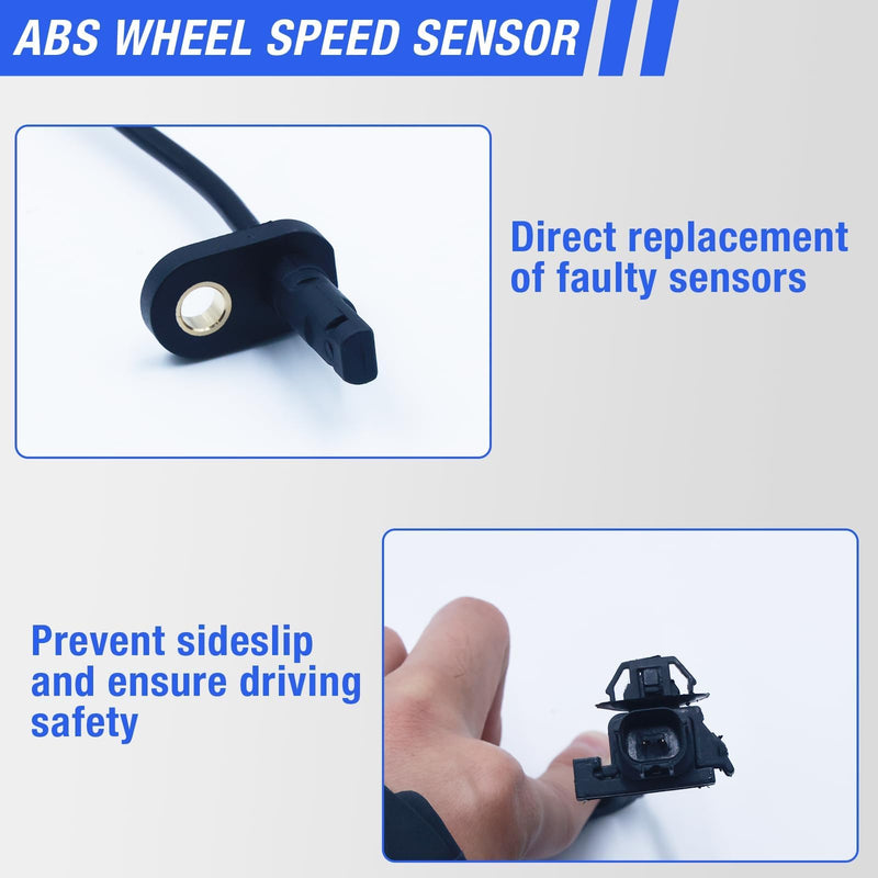 ABS Wheel Speed Sensor Front Left Right Compatible with 2008-2012 Honda Accord 2009-2014 Acura TSX Driver Passenger Side ABS Sensors # 57450-TA0-A01 57455-TA0-A01 2Pcs