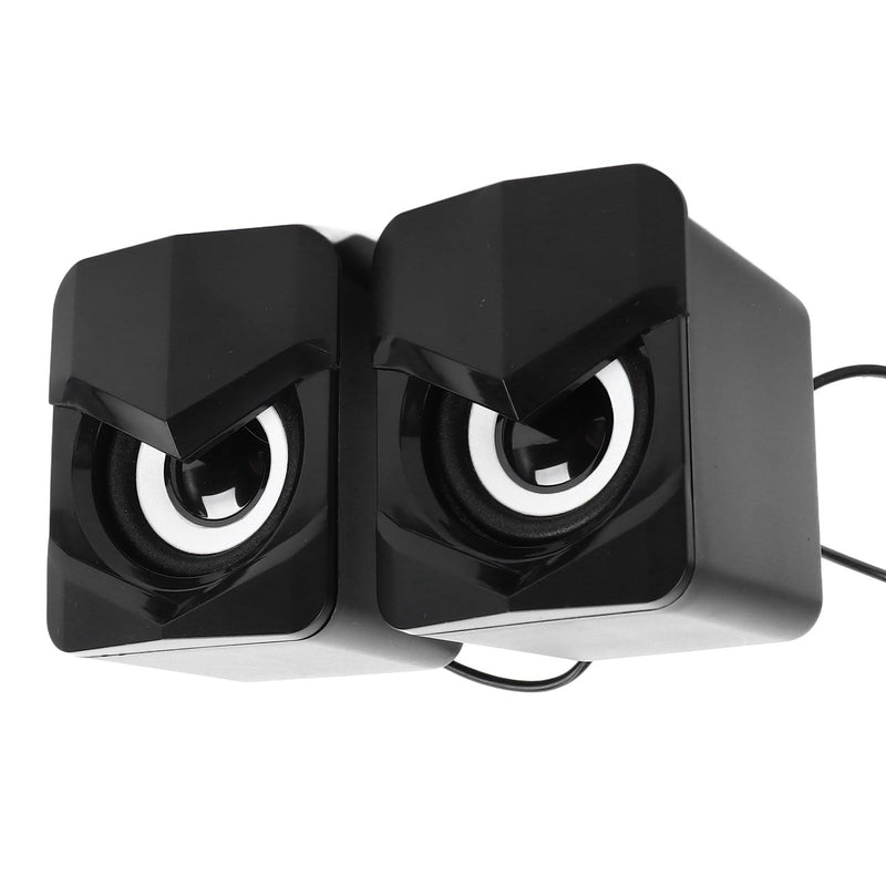 2pcs Computer Speakers with Heavy Subwoofer for Desktop Laptop Music Movies Games USB Powered Wired Stereo Audio