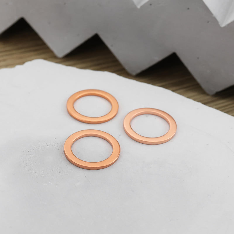 40Pcs Automobile Brake Line Copper Washer M10 Washer 14x10x1mm Compatible with HEL Bike