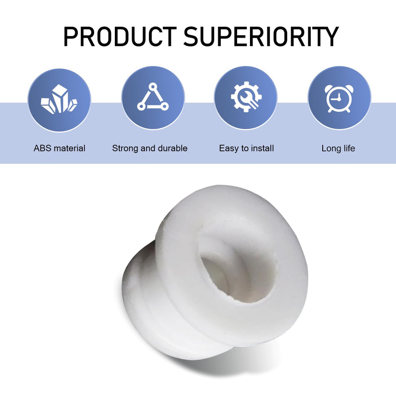 2 PCS Shifter Cable Bushing Kit, Compatible with Ford Focus MK Automatic Transmission Shift Linkage DG9Z-7K340-A (White)