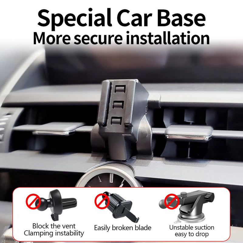 Car Magnetic Phone Mount for Lexus NX 2015 2016 2017 2018 2019 2020 2021 NX300h NX300 NX200t Auto Interior Accessories Best Cellphone Holder Fast 15W Wireless Charger Cell Phones Charging Screen Stand