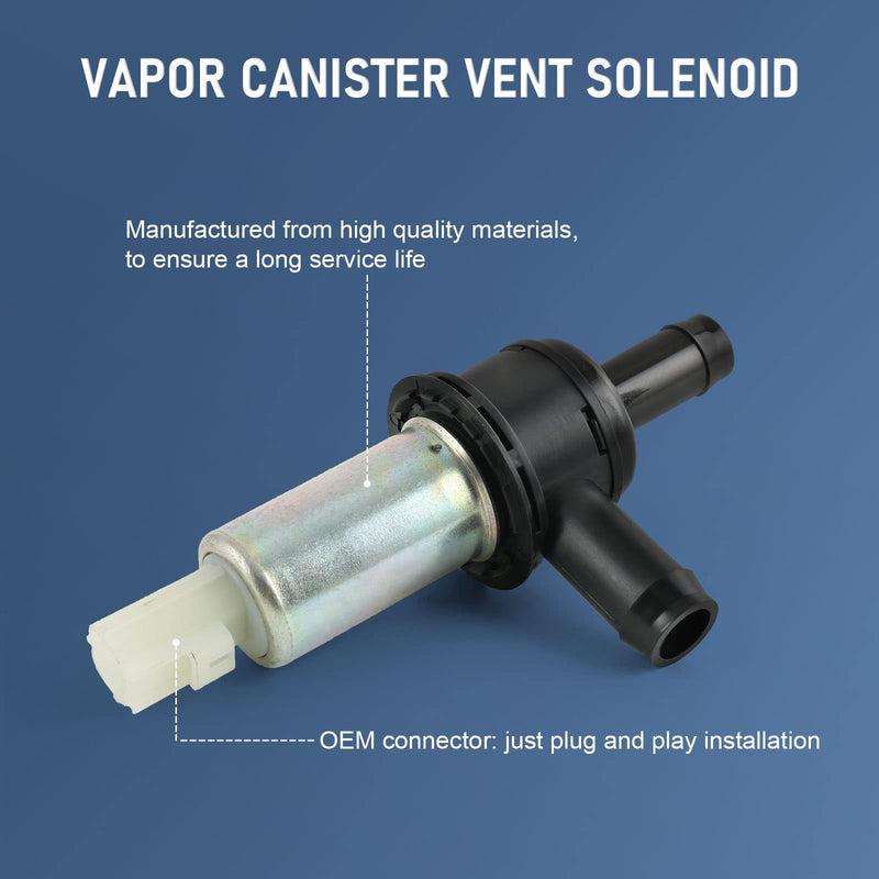 Vapor Canister Vent Solenoid Compatible with 2005-2007 Ford Mustang, 2005-2006 Ford Expedition, 2005-2006 Lincoln Navigator, 2005 Lincoln Town Car Replaces# 911-230