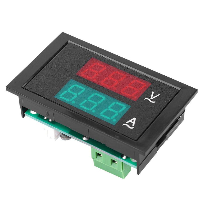 DL85-2042 Ammeter Voltmeter Panel Mounting Meter Display Digital Current Voltage Power Energy Meter Multimeter AC 80V-300V 0-100A Amp Voltage Power Meter Tester