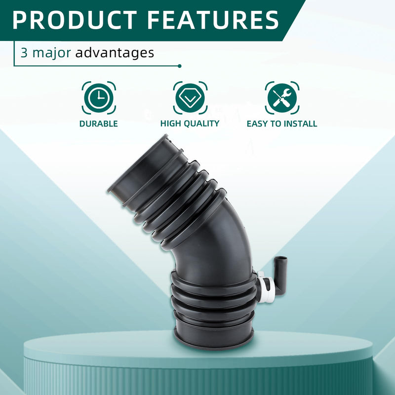 AUTOKAY 17881-65011 Engine Throttle Body Air Intake Hose Flow Tube Boot for Toyota Pickup Truck 4Runner V6 3.0L 1989 1990 1991 1992 1993 1994 1995 Re#17881-65020 696-703 319-58149 AM-17108993
