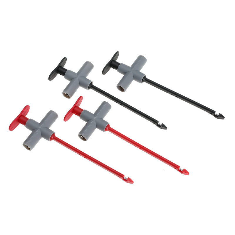 Puncture Probe Test Leads Wire-Piercing Test Clip Multimeter Testing Tool for Automotive Car Repairing and Electrical Testing 4 PCS