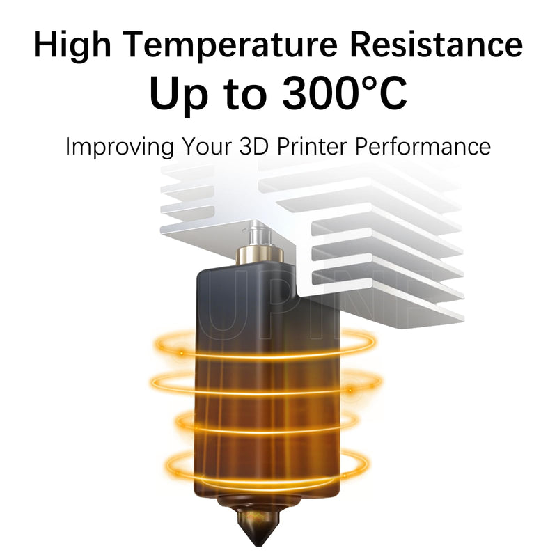 for ELEGOO Centauri Carbon Hotend Kit (3pcs), Pre-Installed 0.2mm/0.4mm/0.6mm Brass Hardened Steel Nozzle, Extruder kit Has Pre-Installed Heat Sink,with 3PK Silicone Socks and 3PK Nozzle Wipes