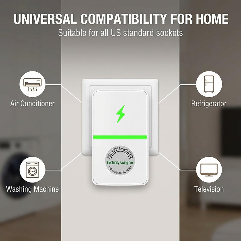 4 Pack Stopwatt SmartPlug Device, Stop Watt Device Plug-in for Home & Office US Plug 90V-250V 30KW