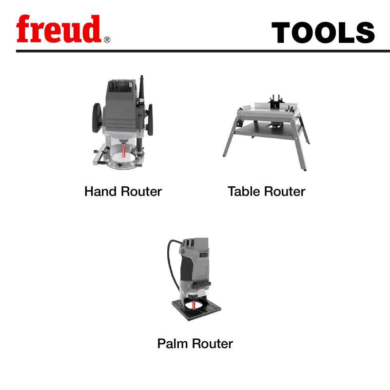 Freud 30-104: 3/8" Radius Cove Bit with 1/4" Shank