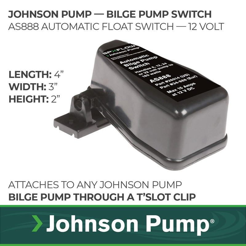 Johnson Pump 26014 AS888 Automatic Float Switch
