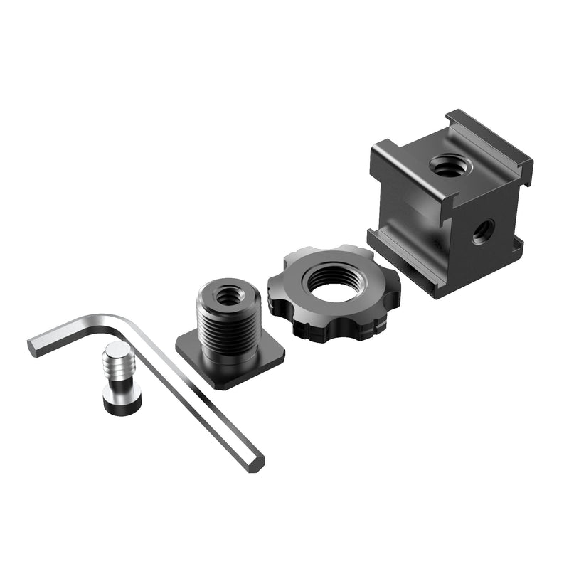 Camera Cold Shoe Mount Adapter, Aluminium Alloy Triple Hot Shoe Extension Bracket Holder for GoPro DSLR Cameras Flash Light, Monitor, Microphone