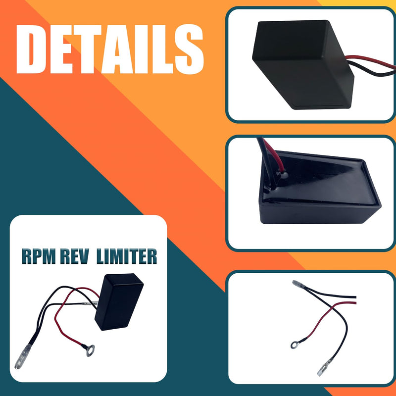 RPM REV Limiter 1019094-01&Ignition Coil with Cap 101909201& Ignition Module 21119-2161 with Spark Plug Compatible with Kawasaki FE290D FE350D for Club Car DS & Precedent Gas Golf Carts 1997-UP