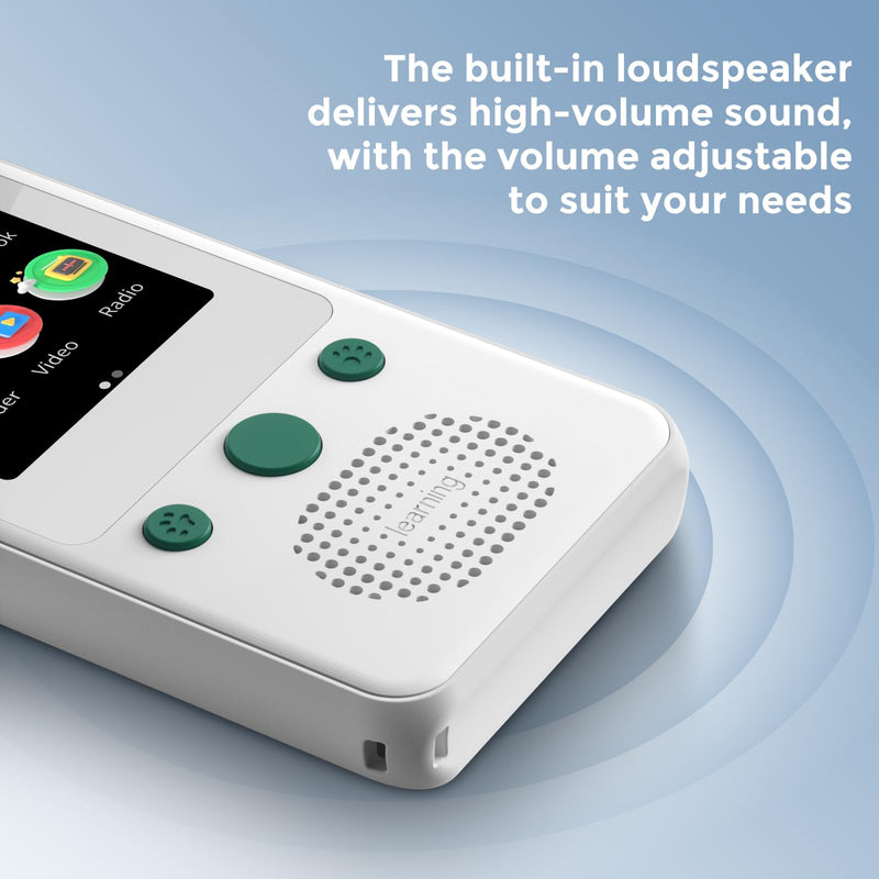 TIMMKOO A5 MP3 Player for Kids, 2.4" Touch Screen MP3 Player with Bluetooth, No WiFi, 65H Playback Portable Music Player with Speaker, Support Up to 128GB TF Card 4GB