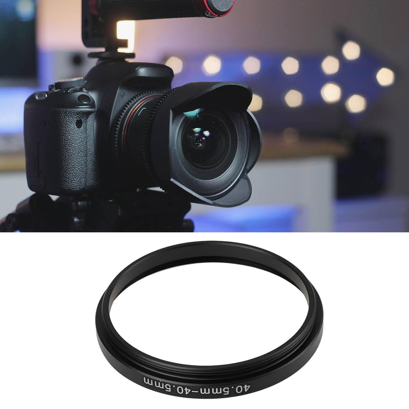ECSiNG 40.5mm to 40.5mm Camera Extension Ring Aluminum Filter Adapter for DSLR Lenses and ND UV CPL IR Filters