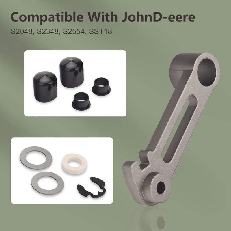 M143350 24H1184 T40189 M122350 M111358 M131119 Deck Idler Arm Ternsioner & Bushing Rebuild Kit Compatible with LX172 LX188 LX280 GX255 GX345 48C 54C GT LX GX GT242 GT262 GT275