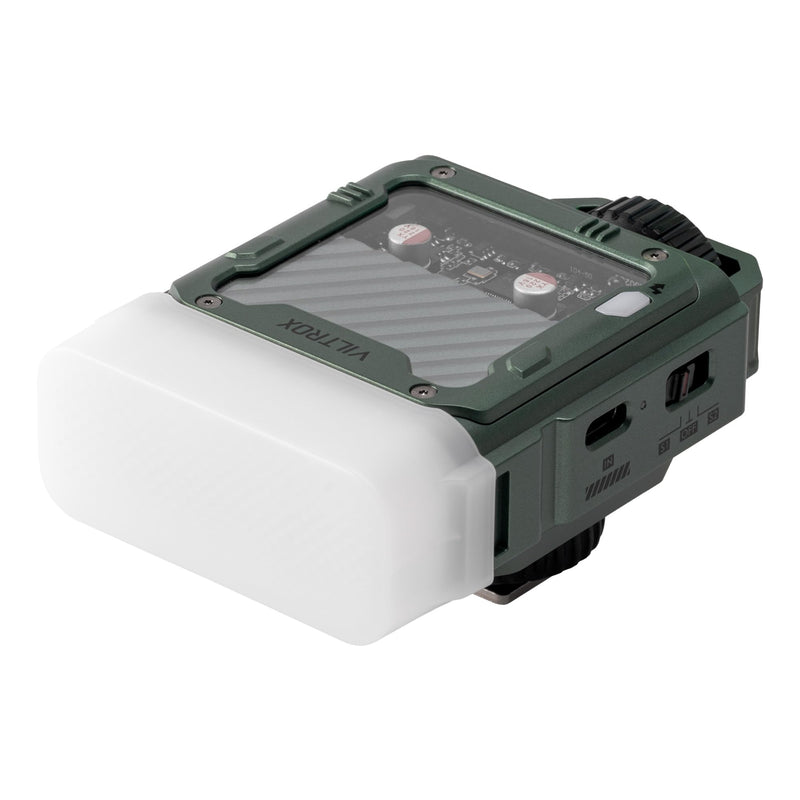 VILTROX TTL Flash for Nikon, 1800mAh On Camera Flash for Nikon, 26W/s 5600K Small Flash for Camera, GN16 Mini Flash, 1s Recycle Time, with Softbox (Spark Z3-N, Green)