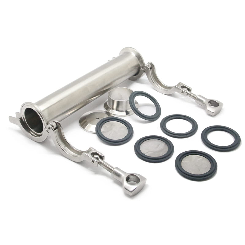 QiiMii 304 Stainless Steel Vacuum Chamber Tube, 6" Length (45g Weight) 45 Gram