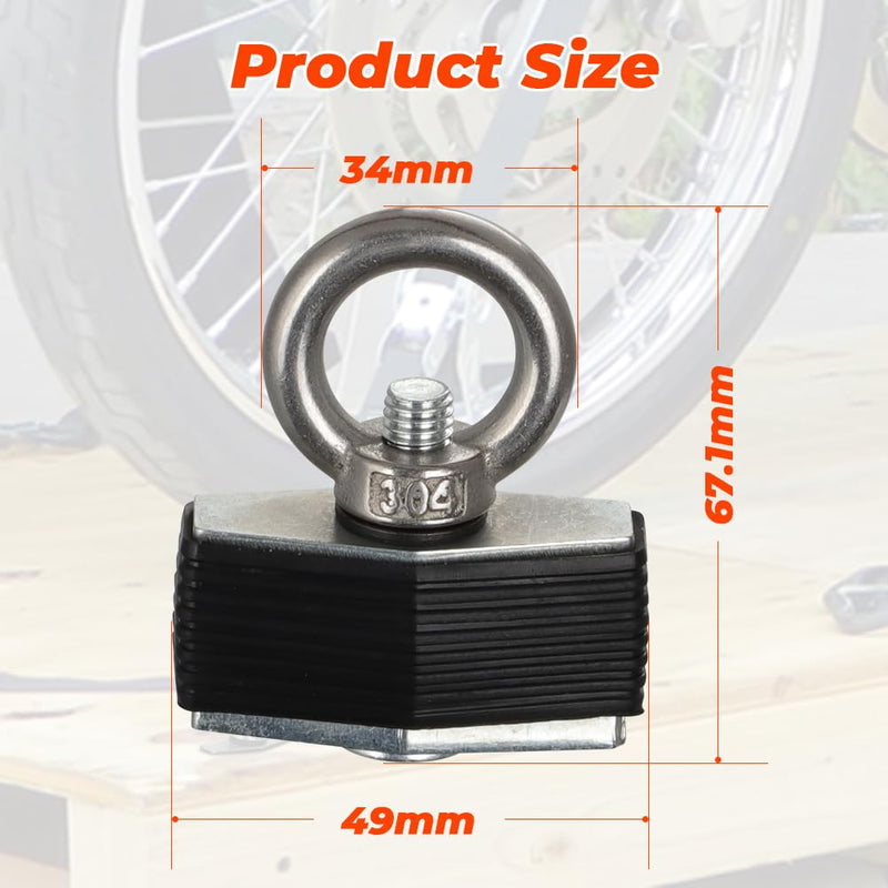 for Can-Am Bed Anchors Mounting Kit Tie Down Cargo Compatible with Can-Am Commander & Maverick & Defender(4 Pack)