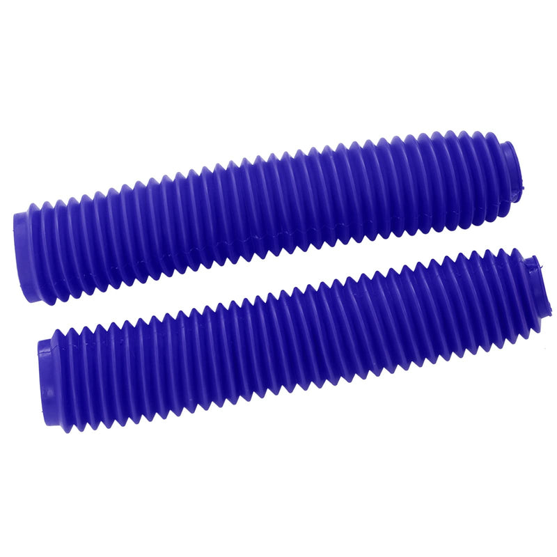 Motorcycle Shock Absorber Boots,Pair Motorcycle Front Fork Shock Boots Dust Cover Replacement for RM125 DR250 DRZ400 400 (Blue) Blue