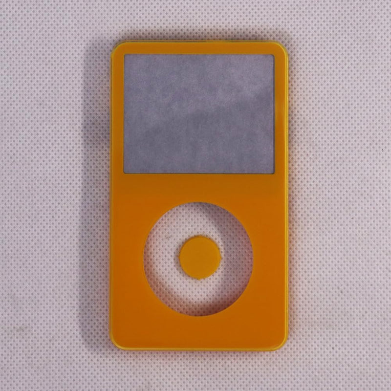 Yellow Plastic Front Cover Faceplate Housing Case Cover with clickwheel with Center Button for iPod 5th 5.5Gen Video 30GB 60GB 80GB Yellow