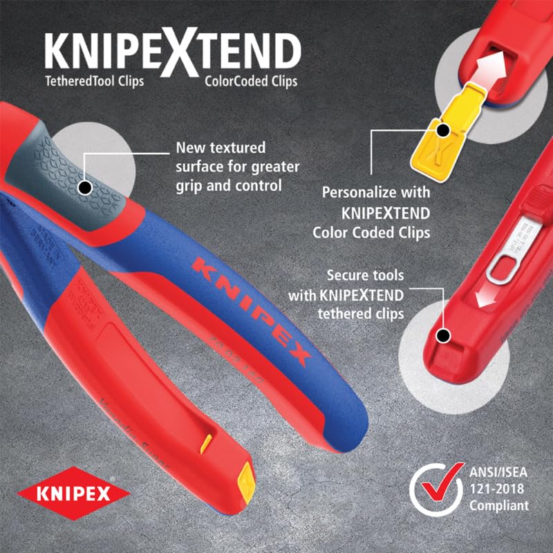KNIPEX 74 02 200 SBA Comfort Grip High Leverage Diagonal Cutters