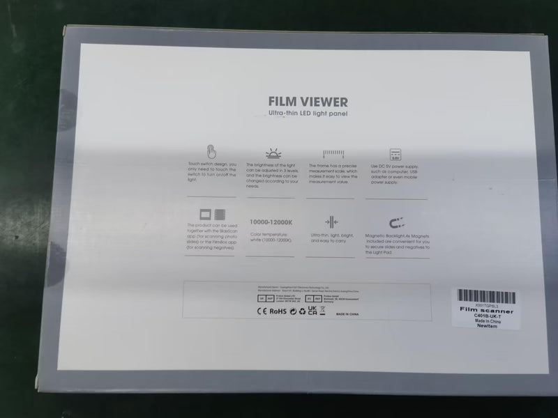 Slide Viewer Light Box, Ultra-Thin A4 USB Powered Light Scanner for Photo Slide and Film Negative Scanning, Christmas Gift, Tattoo Drawing, Artist Sketching