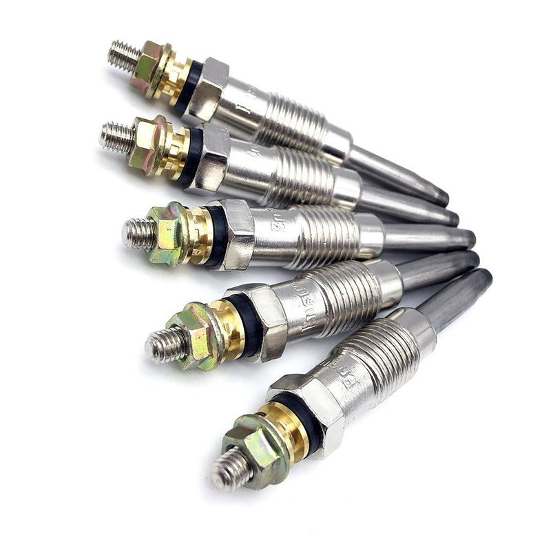 Ensun Diesel Glow Plugs - Dual Coils Quick Start - Compatible with 190D 240D 300CD 300D 300SD 300SDL 300TD (pack of 5) replace# 0250201039 80006 DRX00068