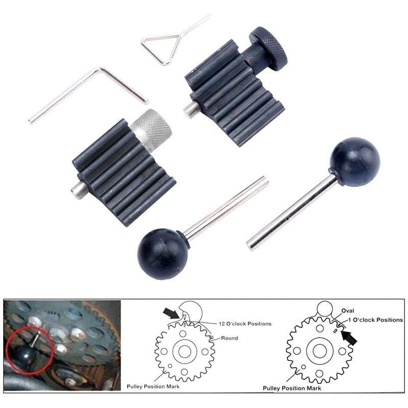 8MILELAKE Diesel Engine Timing Tool Kit Compatible for Audi and VW TDi