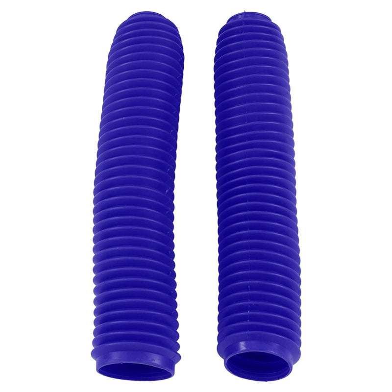 Motorcycle Shock Absorber Boots, Front Fork Dust Cover Replacement for RM125 DR250 DRZ400, Blue Pair