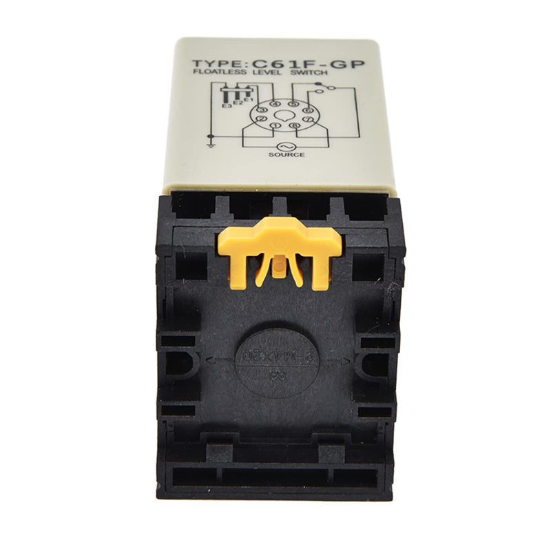 C61F‑GP Floatless Level Relay AC110V 50/60Hz Environmental Flame Retardant Shell Water Level Controller Floatless Level Switch Liquid Level Switch Water Level Control Switch floatless Levels Switch