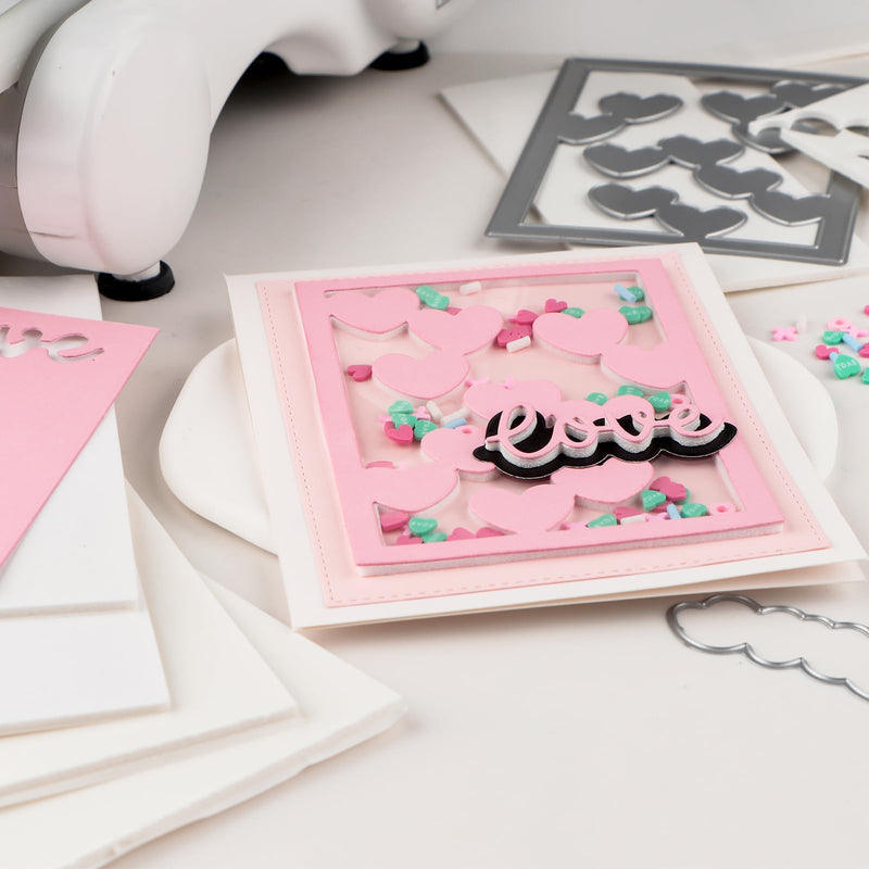 Briartw 10 Sheets 3D Double Sided Adhesive Foam Sheets for Standard Size Die Cutting Machine,2mm Thickness,6x8.5inch,Add Depth, Dimension, and Detail to Your Projects,Can Be Cut, Sliced, and Die Cut 6x8.5inch