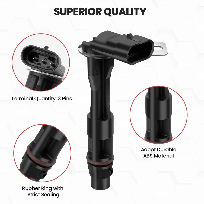 2PCS Camshaft Position Sensor Fit for Chevrolet Silverado 1500 2500 Tahoe 4.8L 5.3L 6.0L 1999-2006 Express Suburban Avalanche Corvette GMC Sierra Yukon Cadillac Escalade Replace 12561211