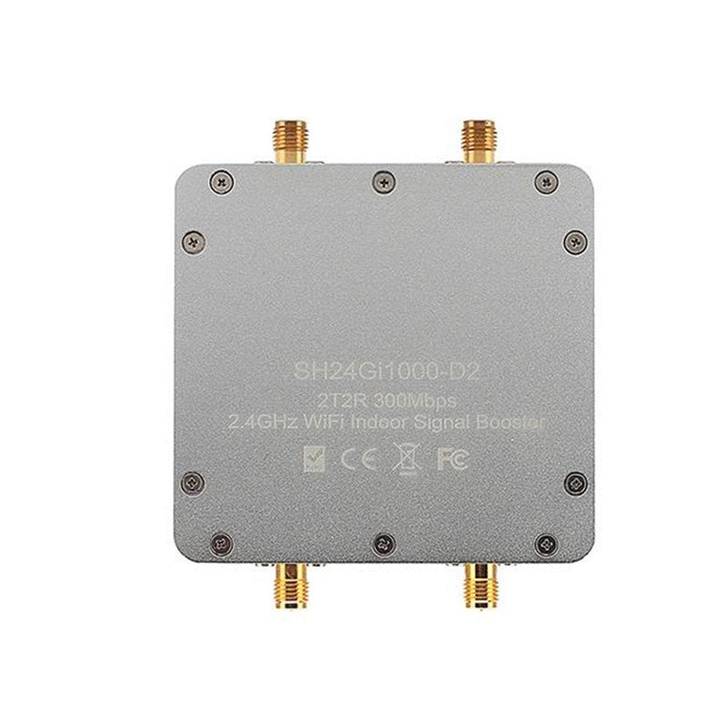 Dual Antenna WiFi Signal Booster 1000mW 2.4 GHz 2T2R / 300Mbps WiFi Signal Amplifier Repeater Extender SH24Gi1000-D2 for Routers, IP Camera, UAV, IP Cameras, RC Equipment