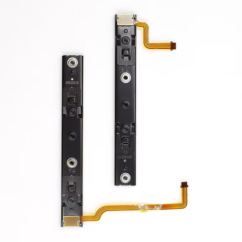 Left and Right Slide Rail Replacement for Nintendo Switch Console | 17 Console Screws + Repair Tools, Compatible with Switch HAC-001 (Not for OLED/Lite/Switch 2)