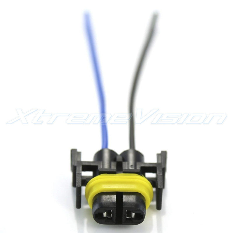 XtremeVision® H11 9005 H10 9012 12V Female Wire Harness Connector HID Light Wiring Replacement Pigtail Adapter Plug Socket Cable - 5 Pairs H11 Wire - 5 Pairs