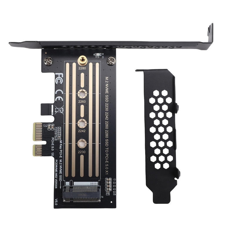 Generic M.2 NVMe to PCIe X4 5.0 Adapter, Stable 32Gbps Speed M2 SSD Expansion Card for 10 11, Computer Upgrade Solution