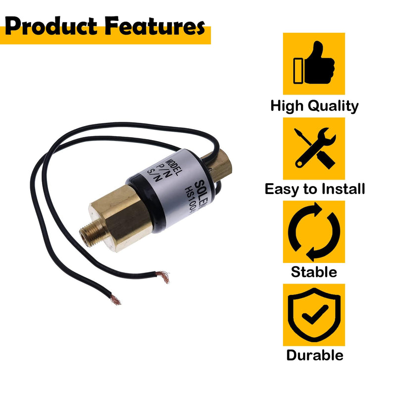 12V Solenoid Value 4748800 068-213-00 K68-213-00 Compatible with Dexter/Titan/Dico 60 Surge ACTUATORS with Reverse Lockouts