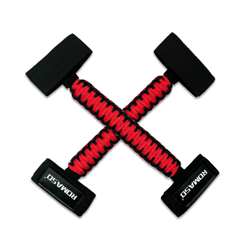 UTV Roll Bar Grab Handles for Polaris RZR Can Am,UTV Grab Handles fit 1.75"-2" Rollbar,ATV Passenger Grab Handle Grips 2Pcs(Red) Red