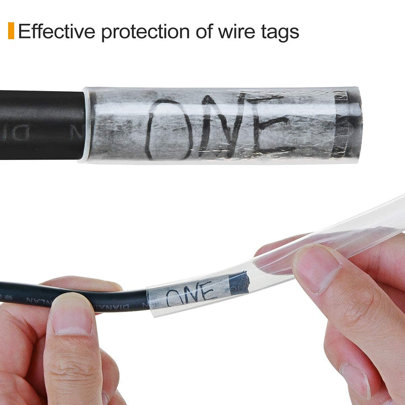 41 Feet 1/2" Clear Heat Shrink Tubing Roll 3:1,No Wrinkle Electrical Shrink Tube for Wires,Marine Grade Shrink Tube with Adhesive Lined Waterproof 1/2"-41Ft