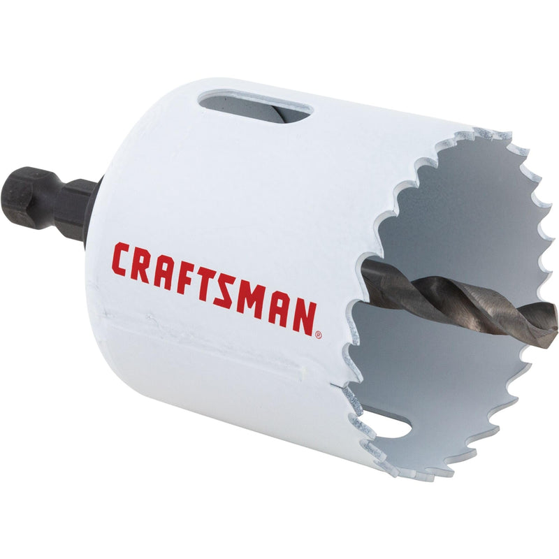 CRAFTSMAN Bi-Metal Hole Saw with Arbor (CMAH12A) (Pack of 2) STANDARD (Pack of 2) 2 IN