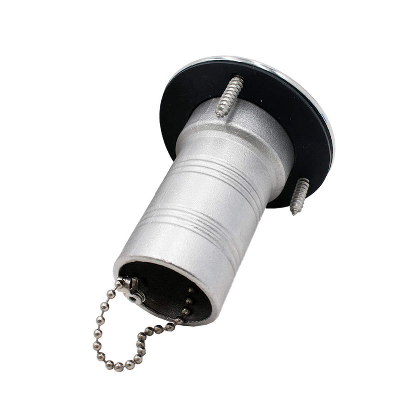 SHENGHUISS Boat Water/Diesel/Gas/Fuel Deck Fill/Filler 1-1/2 Inch(38mm) with Keyless Cap 316 Stainless Steel Boat Deck Hardware for Boat, Yacht, Caravan A-90°-Fuel