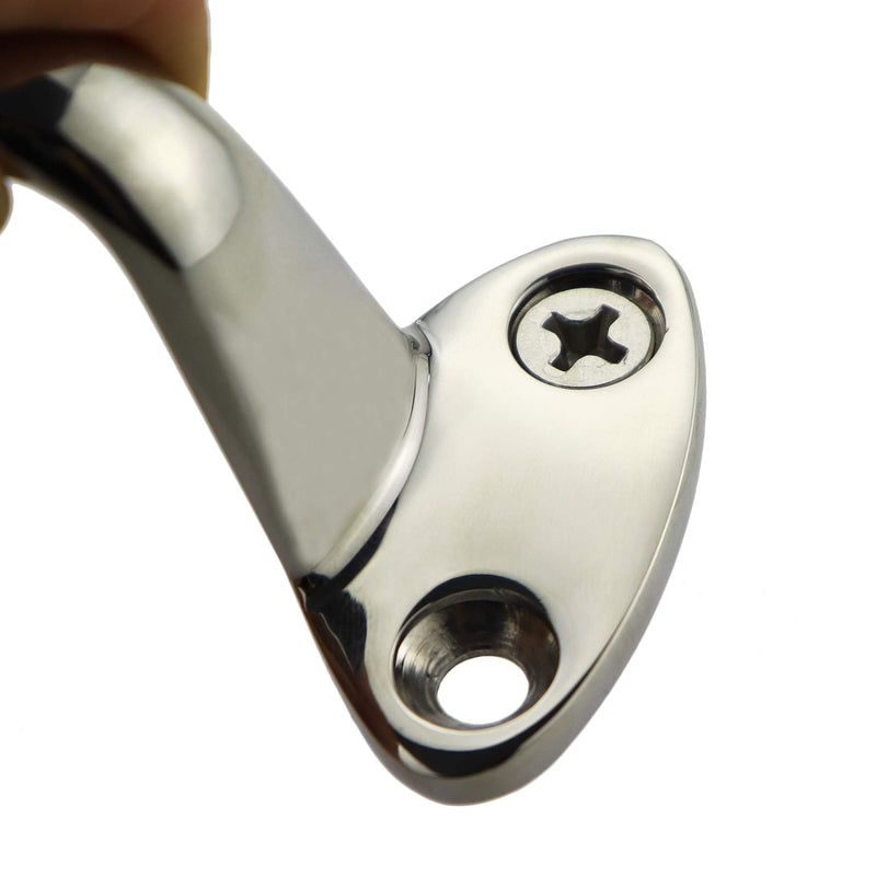 NRC&XRC Heavy Duty 316 Stainless Steel 6" （150MM） Marine Grade Boat Polished Marine Grab Handle Handrail W/Screws Boat Yacht Accessoies 1PC