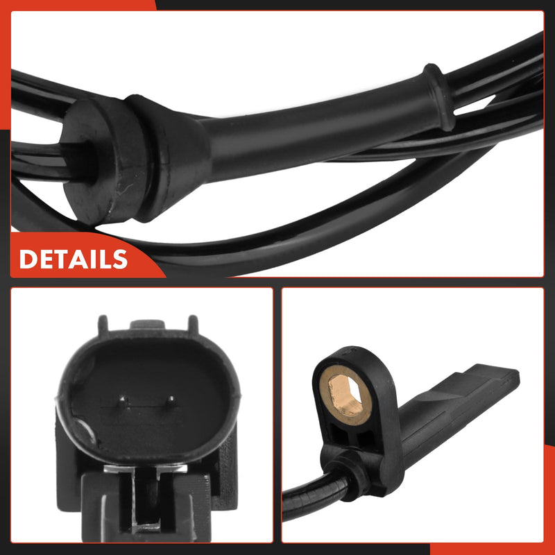 A-Premium Front Left/Right ABS Wheel Speed Sensor Compatible with Infiniti G25 2011-2012, G35 2007-2008, G37 2008-2013 & Nissan 370Z 2009-2014/2016-2020 - Front Driver or Passenger Side