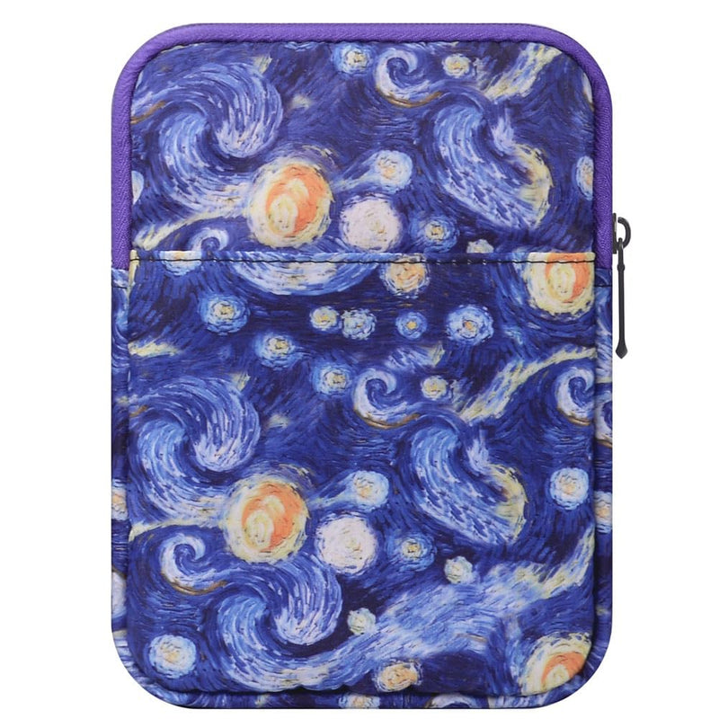 Ereader for Sleeve Case Bag for 6-7 inch Ereader Tablet Protective Cover Pouch (Starry Sky) Starry Sky