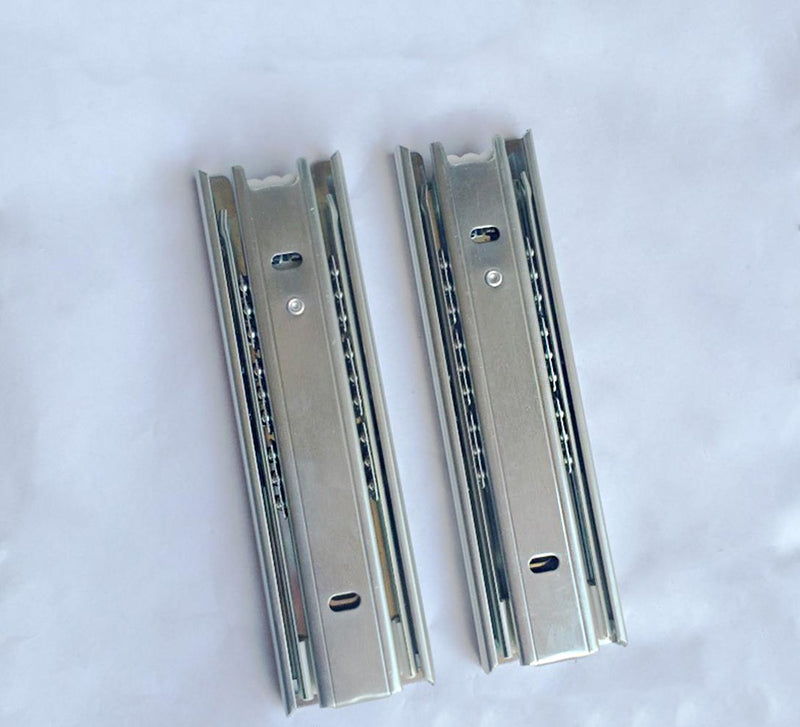 6 inch Length Full Extension Drawer Slides Telescopic Ball Bearing Slide Rail for Furniture 1 Pair (Pack of 2) 6 Inch (Pack of 2)