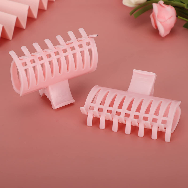 15Pcs/Set Curler Clip Hair Roller Fixing Clamp For Thin Hair, Hair Claws Clips For Hair, Matte Claw Clips, Neutral Hair Clips
