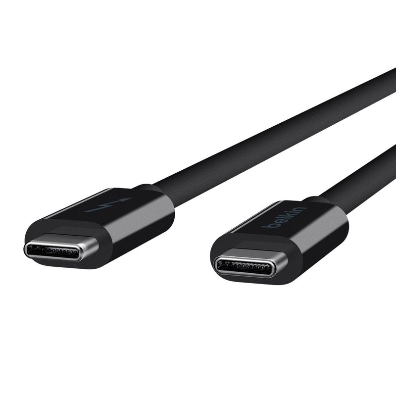 Belkin Thunderbolt 3 USB C to USB C 3.3ft/1M Long Data Transfer Power Cable with 20 Gbps Data Transfer Speed & Up To 10 Gbps for USB3.1 Devices - Supporting Thunderbolt, 4K & Ultra HD Display (Black) 3 ft/ 20 Gbps