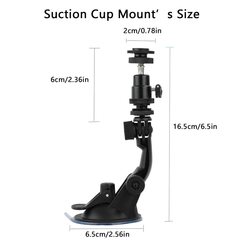 Suction Cup Mount Compatible with Blink Outdoor 4 Blink Outdoor 3rd Gen, Blink Mini 2, Blink Mini, Security Camera Suction Cup Mount, Camera Window Mount, No Tools, 2 Pack