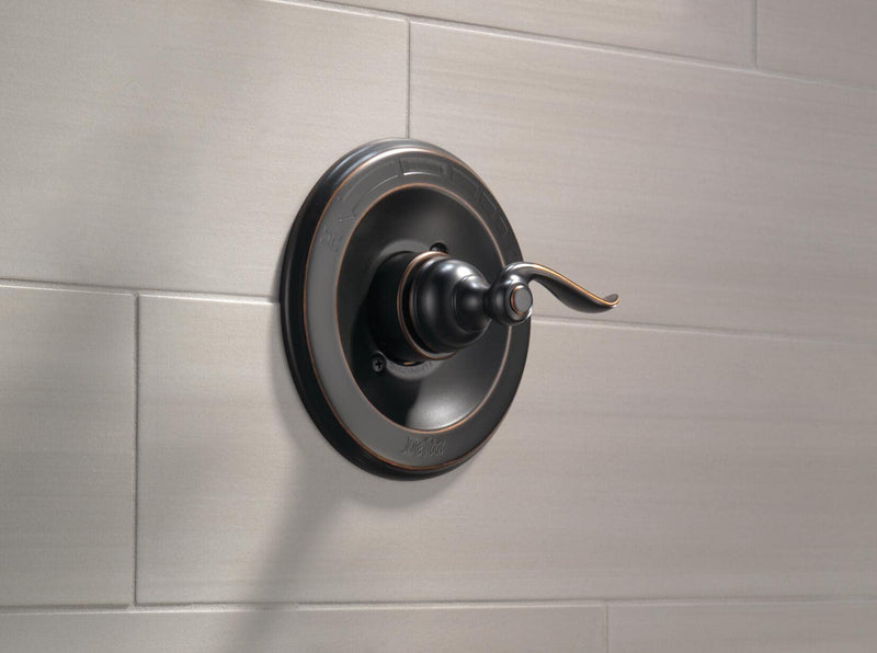 Delta Windemere 14 Series Single-Function Valve Trim Kit, Oil Rubbed Bronze Handle Set for Shower Faucet System, Oil Rubbed Bronze BT14096-OB (Valve Not Included)