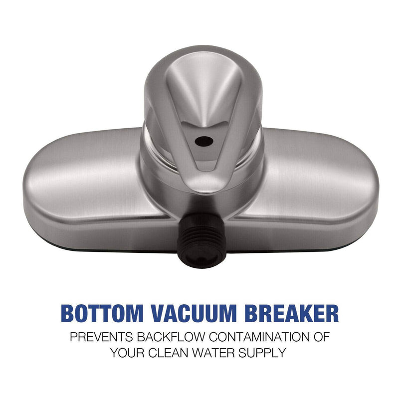 RV Mobile Home Shower Faucet with Hand-Held Shower, Brushed Nickel