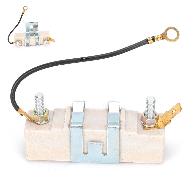 Ignition Coil Resistor, Metal Ceramic Ballast Resistor Wear Resistance Device Automotive Replacement Parts Accessories for 1.5 Ohm Classic Car Automobile Fuel Injection Resistor Units